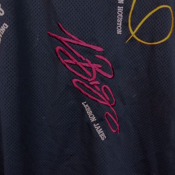 VTG NBA All Star Jersey 2XL Embroidered Autographs Jordan Kobe Lebron Magic Bird - Picture 9 of 16